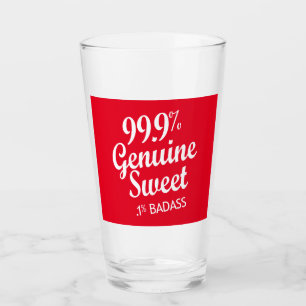 99,9 % Süßigkeiten .1 % Badass (2) Glas