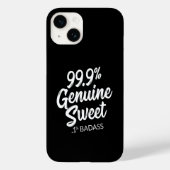 99,9 % Süßigkeiten .1 % Badass-Fall Case-Mate iPhone Hülle (Rückseite)