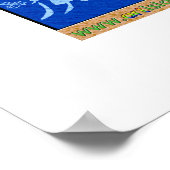 99 Ausgezeichnete Namen von ALLAH - mit türkischem Poster (Ecke)