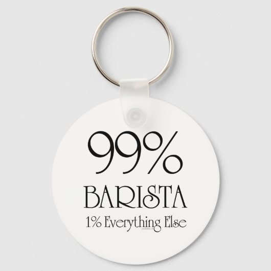 99% Barista Schlüsselanhänger (Vorderseite)