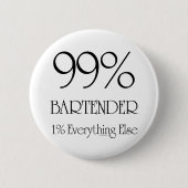 99% Barkeeper Button (Vorderseite)