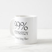 99% Chemie Kaffeetasse (Vorderseite Links)