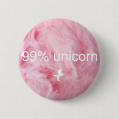 99% Einhorn-Knopf! Button (Vorderseite)