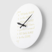 99 Fehler in Code Software Funny Engineer Tester Große Wanduhr (Winkel)
