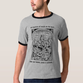 99 Flaschen des Mets auf dem Wandt-shirt T-Shirt