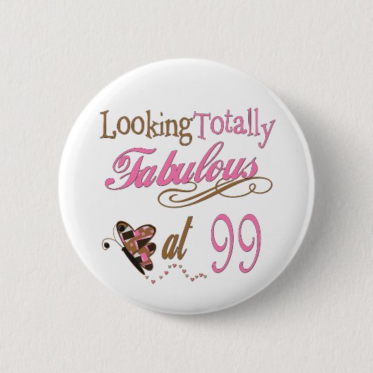 99. Geburtstag Button (Vorderseite)