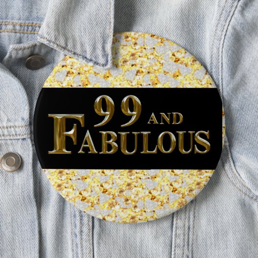 99. Geburtstag Button (Beispiel)