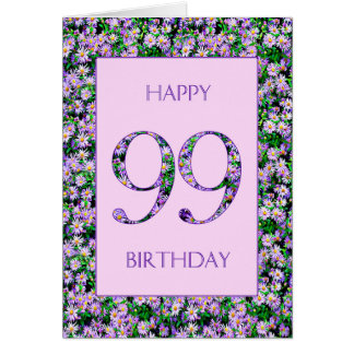 99. Geburtstag Lila Daisies