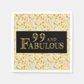 99. Geburtstag Serviette (Vorderseite)