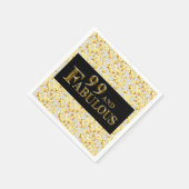 99. Geburtstag Serviette (Ecke)