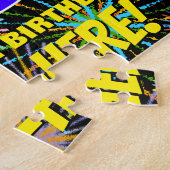99. Geburtstag: Spaß, bunte feierliche Feuerwerke Puzzle (Seite)