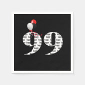 99. Geburtstagsballons Serviette (Vorderseite)