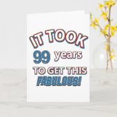 99. Geburtstagsdesigns Karte (Gelbe Blume)