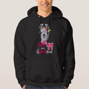 99. Geburtstagsfrauen machen 99 für ihre Dekoratio Hoodie
