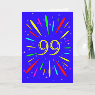 99. Geburtstagskarte Karte