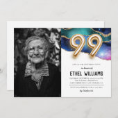 99. Geburtstagsparty Einladung (Vorne/Hinten)