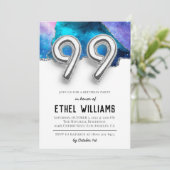 99. Geburtstagsparty Einladung (Stehend Vorderseite)