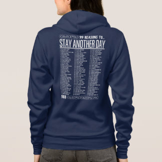 99 Gründe, noch einen Tag zu bleiben - Psychische  Hoodie