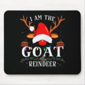 99 I Am The Goat Reindeer Christmas Family Uni-adu Mousepad (Vorne)