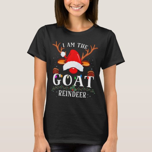 99 I Am The Goat Reindeer Christmas Family Uni-adu T-Shirt (Vorderseite)