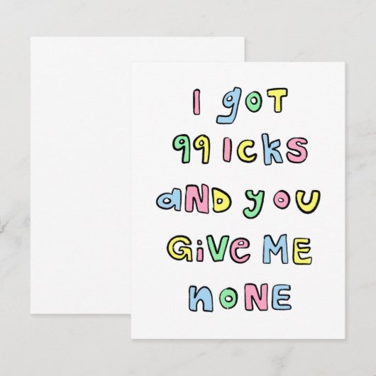 99 Icks (Vorne/Hinten)