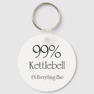 99 % Kettlebell Schlüsselanhänger