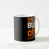 99 kleine Bugs im Code lustiger Programmierer Spru Kaffeetasse (VorderseiteRechts)