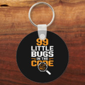 99 kleine Bugs im Code lustiger Programmierer Spru Schlüsselanhänger (Vorderseite)