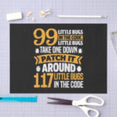 99 kleine Fehler im Code-Pfad es 117 Bugs-Programm Seidenpapier (Handwerk)