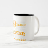 99 kleine Fehler im Code-Pfad es 117 Bugs-Programm Zweifarbige Tasse (VorderseiteRechts)