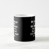 99 kleine Fehler in meinem Code-IT-Programmierer-C Kaffeetasse (Mittel)