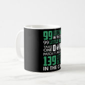 99 kleiner Fehler Kaffeetasse (Vorderseite Links)