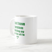 99 lassen Sie mein Alter zu Kaffeetasse (Vorderseite Links)