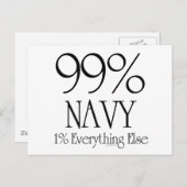 99 % Marine Postkarte (Vorne/Hinten)