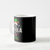 99 Matching Christmas Elf Family Pjs - Abuela Elf Kaffeetasse (Vorderseite Links)