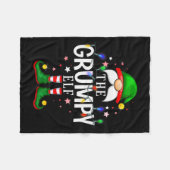 99 Matching Christmas Elf Family Pjs - The Mpy Elf Fleecedecke (Vorderseite (Horizontal))