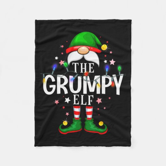 99 Matching Christmas Elf Family Pjs - The Mpy Elf Fleecedecke (Vorderseite)