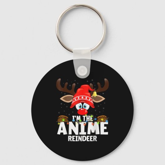 99 Matching Christmas Reindeer Anime - Uni-adults, Schlüsselanhänger (Vorderseite)
