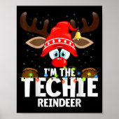 99 Matching Christmas Reindeer - I'm The Techie - Poster (Vorne)
