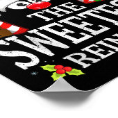 99 Matching Christmas Reindeer Squad - Black Chris Poster (Ecke)