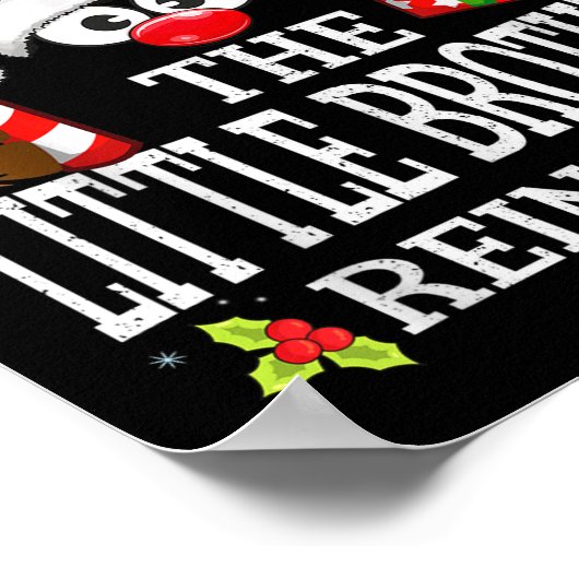 99 Matching Christmas Reindeer Squad Uni-adults &a Poster (Ecke)