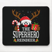 99 Matching Christmas Reindeer Squad - Uni-adults Mousepad (Vorne)