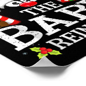 99 Matching Christmas Reindeer Squad - Uni-adults Poster (Ecke)