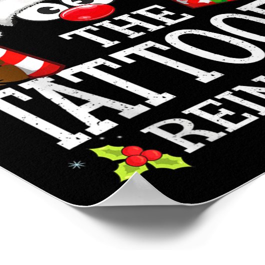 99 Matching Christmas Reindeer Squad - Uni-adults  Poster (Ecke)