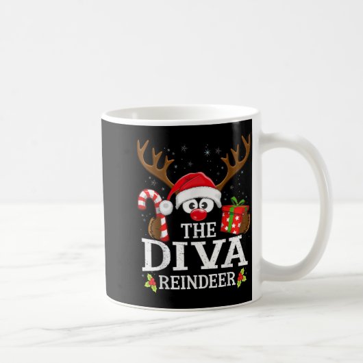 99 Matching Christmas Reindeer Squad Uni-kids Chri Kaffeetasse (Rechts)