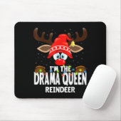 99 Matching Christmas Reindeer - Uni Adult, Black, Mousepad (Mit Mouse)