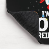 99 Matching Christmas Reindeer - Uni-adults, Black Mousepad (Ecke)