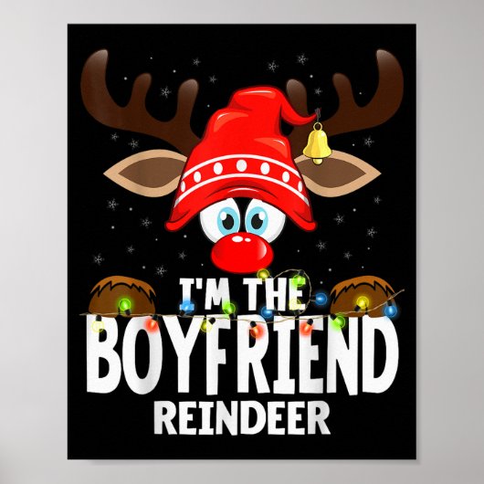 99 Matching Christmas Reindeer - Uni-adults, Kids Poster (Vorne)
