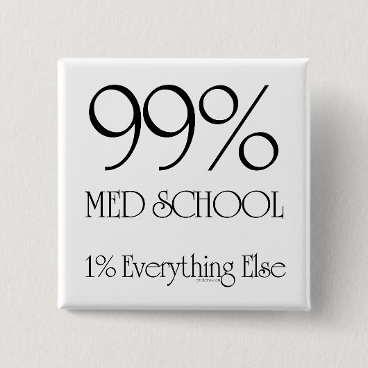 99% MED-Schule Button (Vorderseite)