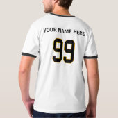 99 MIT INDIVIDUELLEN NAMEN T-Shirt (Rückseite)